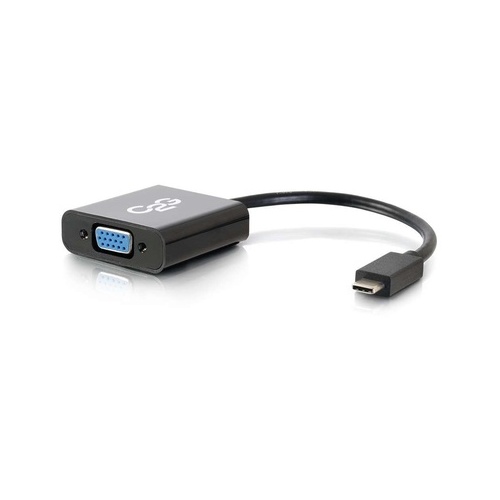 C2G Usb 3.1 Usb-c To Vga Adapter-black (29471)
