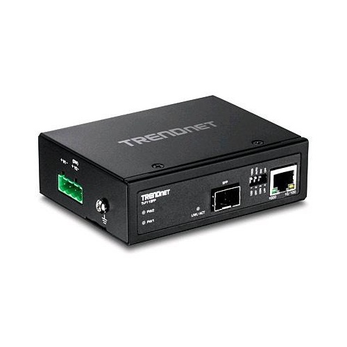 Trendnet Hardened Industrial 100/1000base-t To Sfp Media Converter (TIF11SFP)