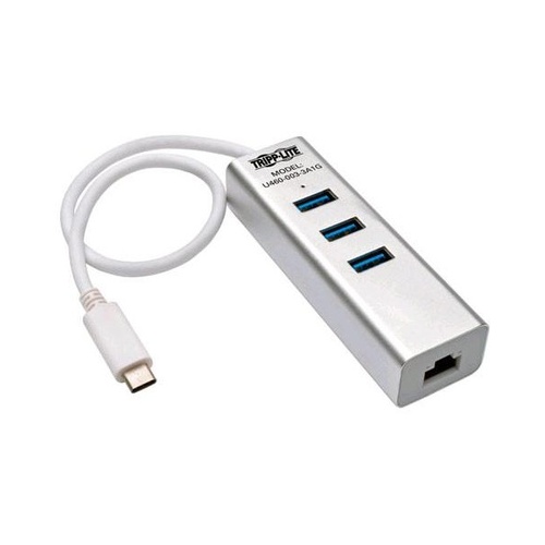 Tripp Lite 3-port Usb Portable Gigabit Ethernet Hub (U4600033A1G)
