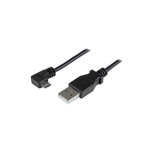 StarTech 3ft Angled Micro-usb Charge & Sync Cable (USBAUB1MRA)