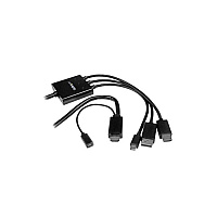 StarTech 6 Ft Dp Mini Dp Or Hdmi To Hdmi Adapter (DPMDPHD2HD)