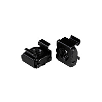 StarTech M6 Cage Nuts - 100 Pack, Black (CABCAGENT62B)