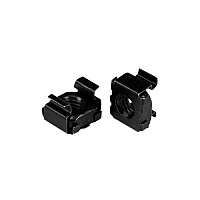 StarTech M5 Cage Nuts - 50 Pack, Black (CABCAGENUTSB)