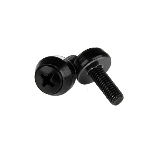 StarTech M5 Mounting Screws - 100 Pack, Black (CABSCREWSM5B)