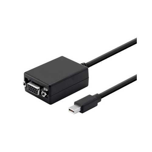 Monoprice Mini Dp 1.1 To Vga Adapter, Black (12743)