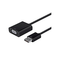 Monoprice Dp 1.2a To Vga Active Adapter, Black (12790)
