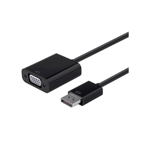Monoprice Dp 1.2a To Vga Active Adapter, Black (12790)