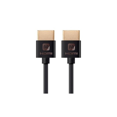 Monoprice 6ft Slim High Speed Hdmi Black (13586)
