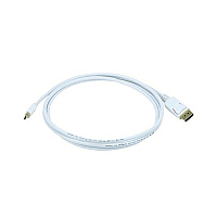 Monoprice 6ft 32awg Mini Dp To Dp Cable - White (6007)