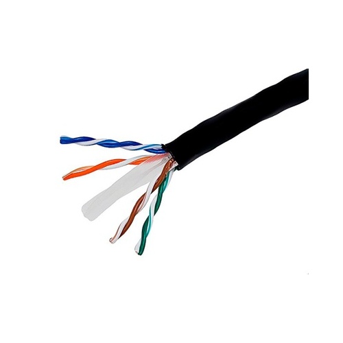 Monoprice 1000ft Cat6 Utp Solid, Cmr), Black (8102)