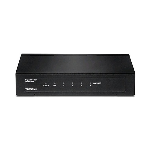 Trendnet 4-port Gigabit Switch With Sfp Slot (TEGS51SFP)
