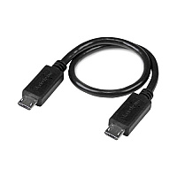 StarTech 8in Micro Usb To Micro Usb Otg Cable M/m (UUUSBOTG8IN)