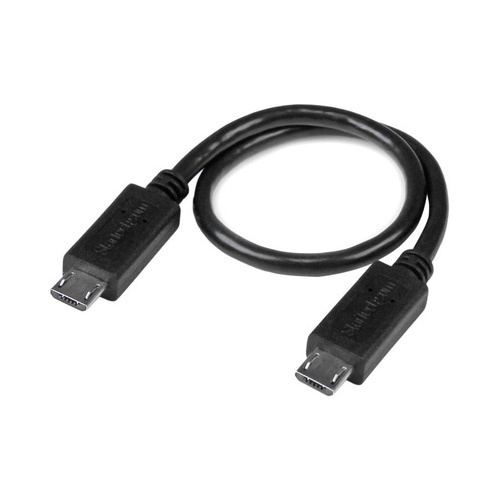 StarTech 8in Micro Usb To Micro Usb Otg Cable M/m (UUUSBOTG8IN)