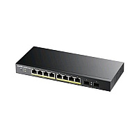 Zyxel Gs1900-10hp 8 Port Gbe Poe Web Switch (GS190010HP)