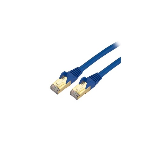 StarTech 35 Ft Cat6a Ethernet Cable - Stp Blue (C6ASPAT35BL)