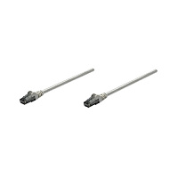 Intellinet 0.5 Ft Grey Cat6 Snagless Patch Cable (347174)