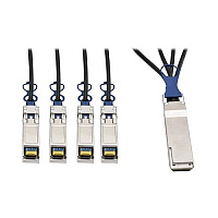 Tripp Lite 2m Breakout Cable Qsfp+ To 10gbe Sfp+ (N28102MBK)