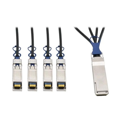 Tripp Lite 2m Breakout Cable Qsfp+ To 10gbe Sfp+ (N28102MBK)