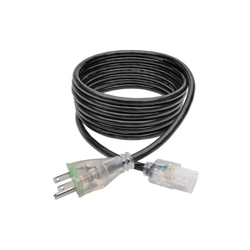 Tripp Lite 10ft Hospital Power Cord 5-15p/c13 Clear (P006010HG13CL)