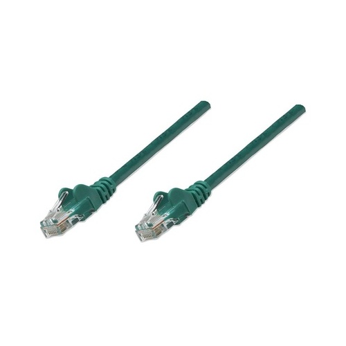 Intellinet 0.5 Ft Green Cat5e Snagless Patch Cable (347358)
