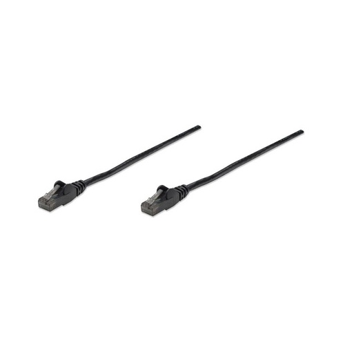 Intellinet 0.5 Ft Black Cat6 Snagless Patch Cable (347389)