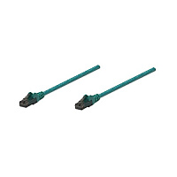 Intellinet 0.5 Ft Green Cat6 Snagless Patch Cable (347426)