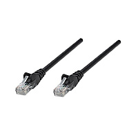 Intellinet 1 Ft Black Cat5e Snagless Patch Cable (736091)