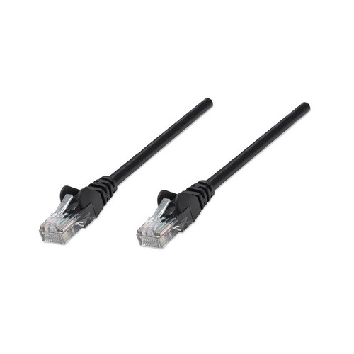 Intellinet 1 Ft Black Cat5e Snagless Patch Cable (736091)