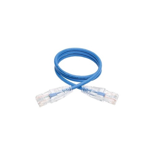 Tripp Lite 2ft Cat6 Snagless Slim Patch Cable Blue (N201S02BL)