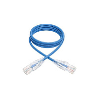 Tripp Lite 3ft Cat6 Snagless Slim Patch Cable Blue (N201S03BL)