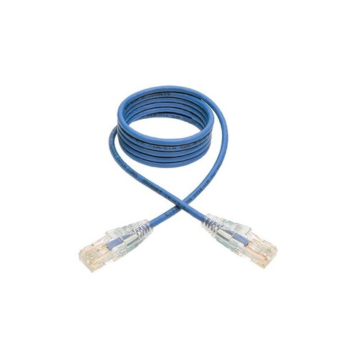 Tripp Lite 4ft Cat6 Snagless Slim Patch Cable Blue (N201S04BL)