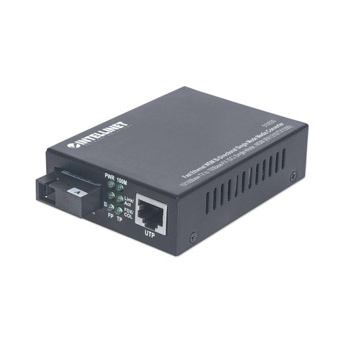 Intellinet 10/100 Sc Sm Bi-direct Media Converter (510530)