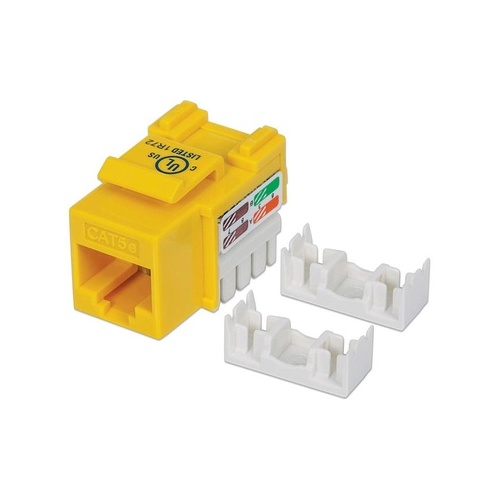 Intellinet Cat5e Yellow Keystone Jack Utp (210133)