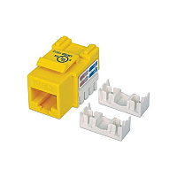 Intellinet Cat6 Yellow Keystone Jack Utp (210584)