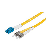 Intellinet 5m 14ft Lc/st Single Mode Fiber Cable (516976)