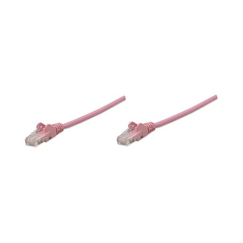 Intellinet 14 Ft Pink Cat6 Snagless Patch Cable (392808)