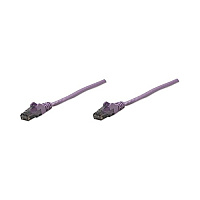 Intellinet 5 Ft Purple Cat6 Snagless Patch Cable (393133)