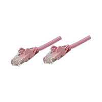 Intellinet 14 Ft Pink Cat5e Snagless Patch Cable (453103)