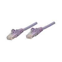Intellinet 10 Ft Purple Cat5e Snagless Patch Cable (453486)