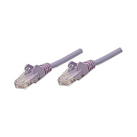 Intellinet 100 Ft Purple Cat5e Snagless Patch Cable (453530)