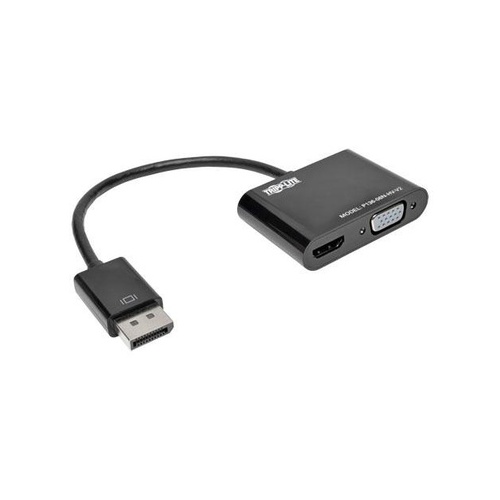 Tripp Lite 6in Displayport To Vga Hdmi Adapter 4k (P13606NHVV2)