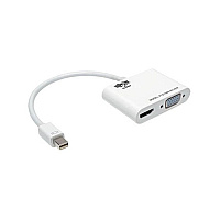 Tripp Lite 6in Mini Displayport-vga Hdmi Adapter (P13706NHVV2W)