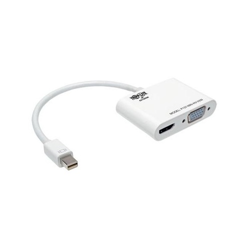 Tripp Lite 6in Mini Displayport-vga Hdmi Adapter (P13706NHVV2W)