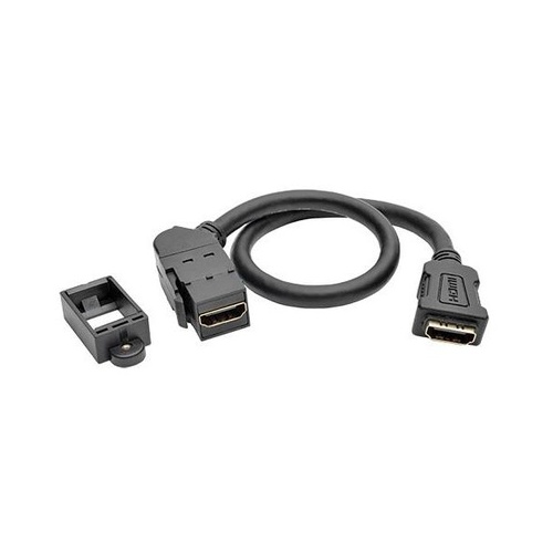 Tripp Lite 1ft Hdmi Keystone Coupler Angled F/f (P164001KPABK)