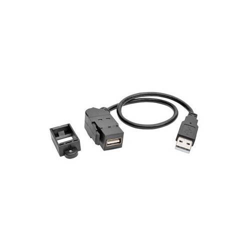 Tripp Lite 1ft Usb Extension Cable Pm Angled M/f (U024001KPABK)