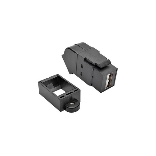 Tripp Lite Usb Panel Mount Coupler Angled Black F/f (U060000KPABK)