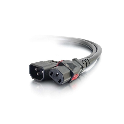 C2G 10ft Locking C14 To C13 10a 250v Black (10361)