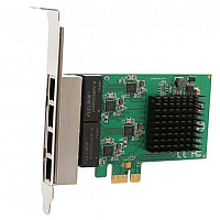 Syba Multimedia 4 Port Gigabit Ethernet Pci-e X1 Card (SIPEX24042)