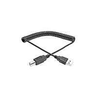 Tripp Lite 10ft Coiled Usb Cable Usb 2.0 A/b M/m (U022010COIL)