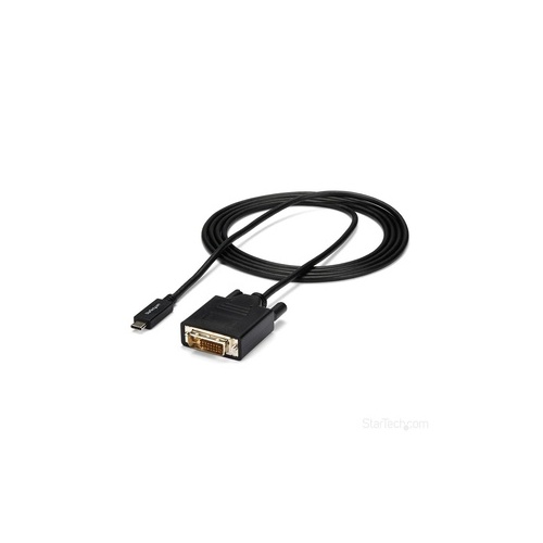 StarTech Cable - Usb-c Dvi - Black - 6.6 Ft/2m (CDP2DVIMM2MB)